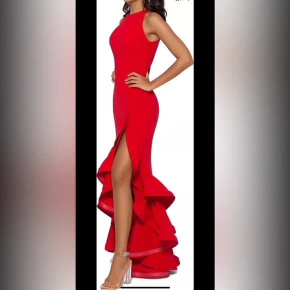 Betsy & Adam tiered ruffles dress - Picture 5 of 8